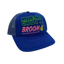 Load image into Gallery viewer, Ex-Wife&#39;s Witch Broom Trucker Hat - Adjustable
