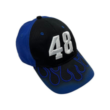 Load image into Gallery viewer, NASCAR Jimmie Johnson Gradient Flames #48 Race Hat - Adjustable
