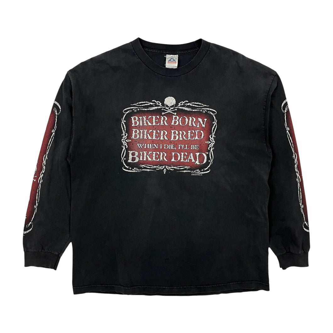 2005 Biker Born Biker Bred Biker Dead Long Sleeve - Size XL