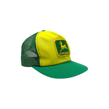 Load image into Gallery viewer, John Deere Canadian Made Patched Mesh Trucker Hat - Adjustable
