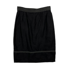 Load image into Gallery viewer, Women's Contrast Stitch Linen Skirt - Size S
