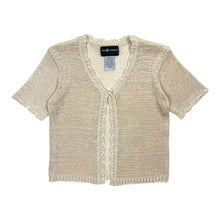 Load image into Gallery viewer, Women&#39;s Knit Short Sleeve Cardigan - Size S
