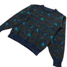 Load image into Gallery viewer, 1986 Abstract Wool Blend Knit Sweater - Size M/L
