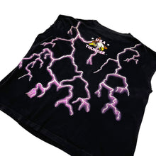 Load image into Gallery viewer, USA Thunder White Tiger Lightning Cut Off Tank - Size L
