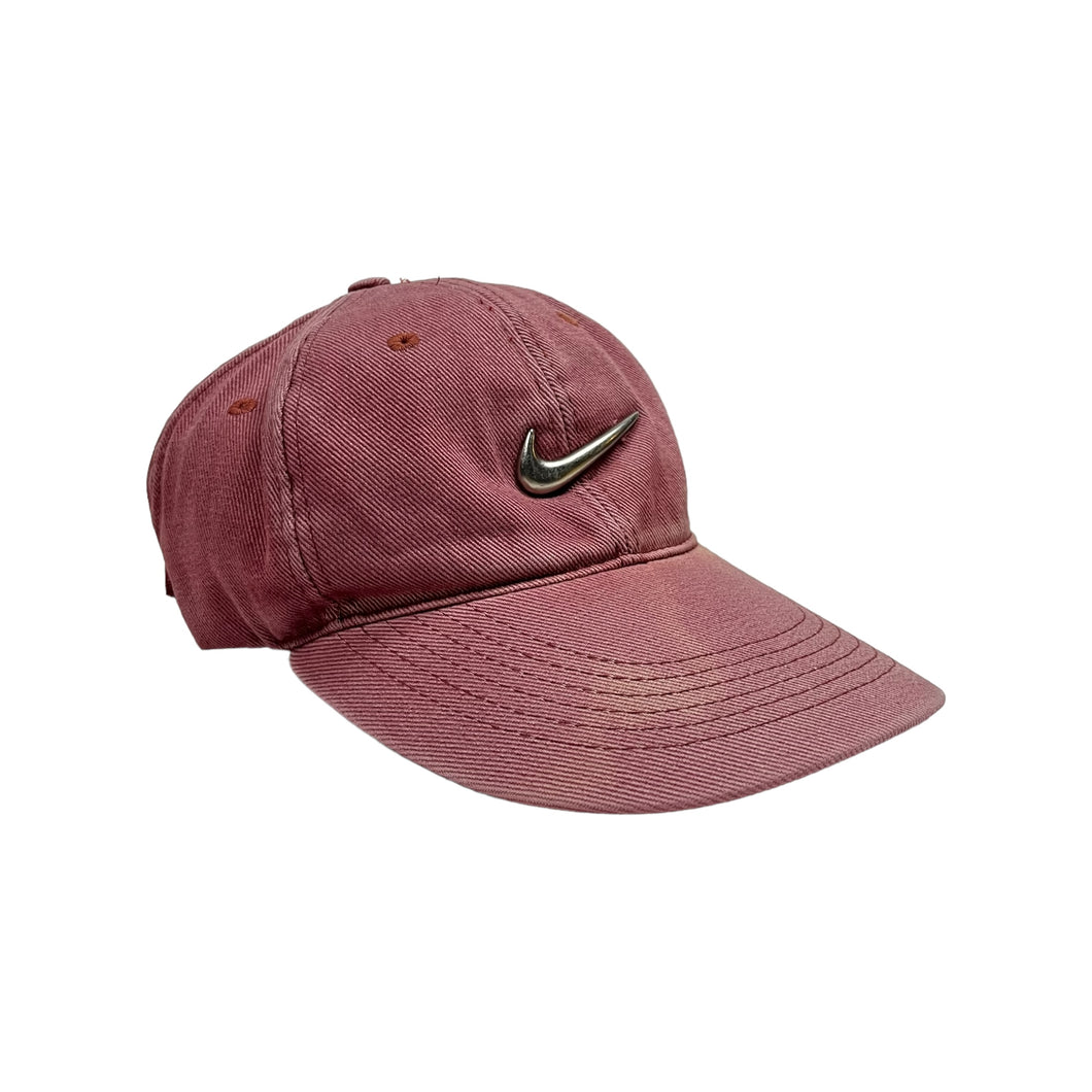 Nike Metal Swoosh Logo Sun Baked Strapback Hat - Adjustable