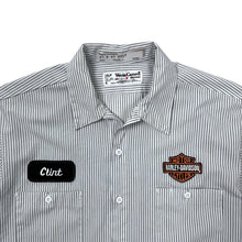 Load image into Gallery viewer, Harley-Davidson Mechanic Raw Hem Work Shirt - Size L

