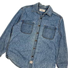 Load image into Gallery viewer, Levi's Copper Button Denim Up Shirt - Size L

