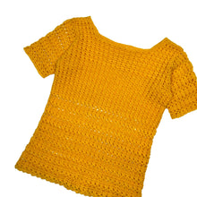 Load image into Gallery viewer, Women&#39;s Scoop Neck Crochet Top - Size M
