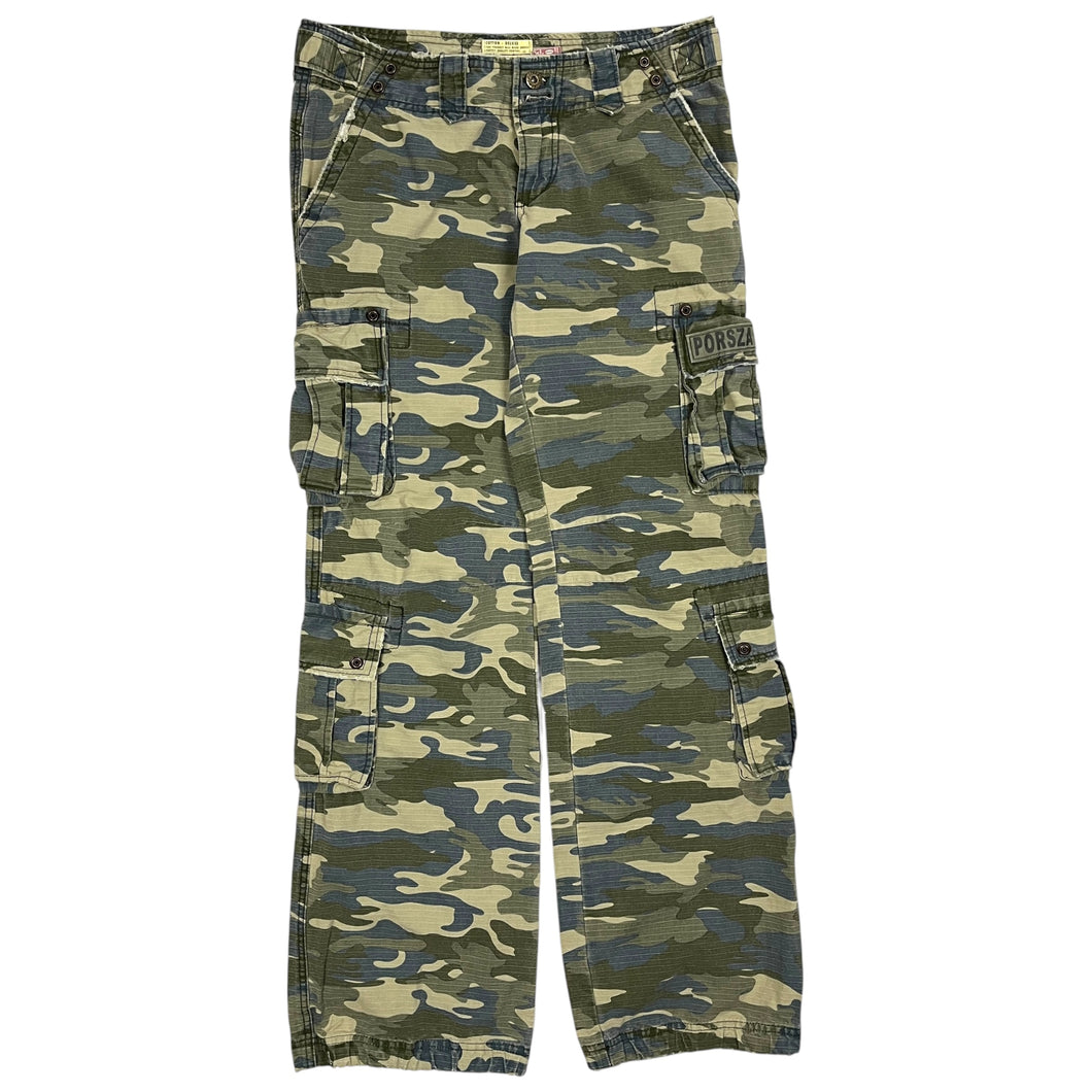 Women's Camo Ripstop Cargo Utility Pants - Size M