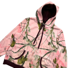 Load image into Gallery viewer, Women&#39;s Realtree Camo Fleece Lined Zip Up Hoodie - Size XL
