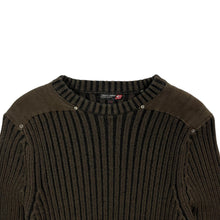 Load image into Gallery viewer, Point Zero Dimension Cable Knit Paneled Sweater - Size XL
