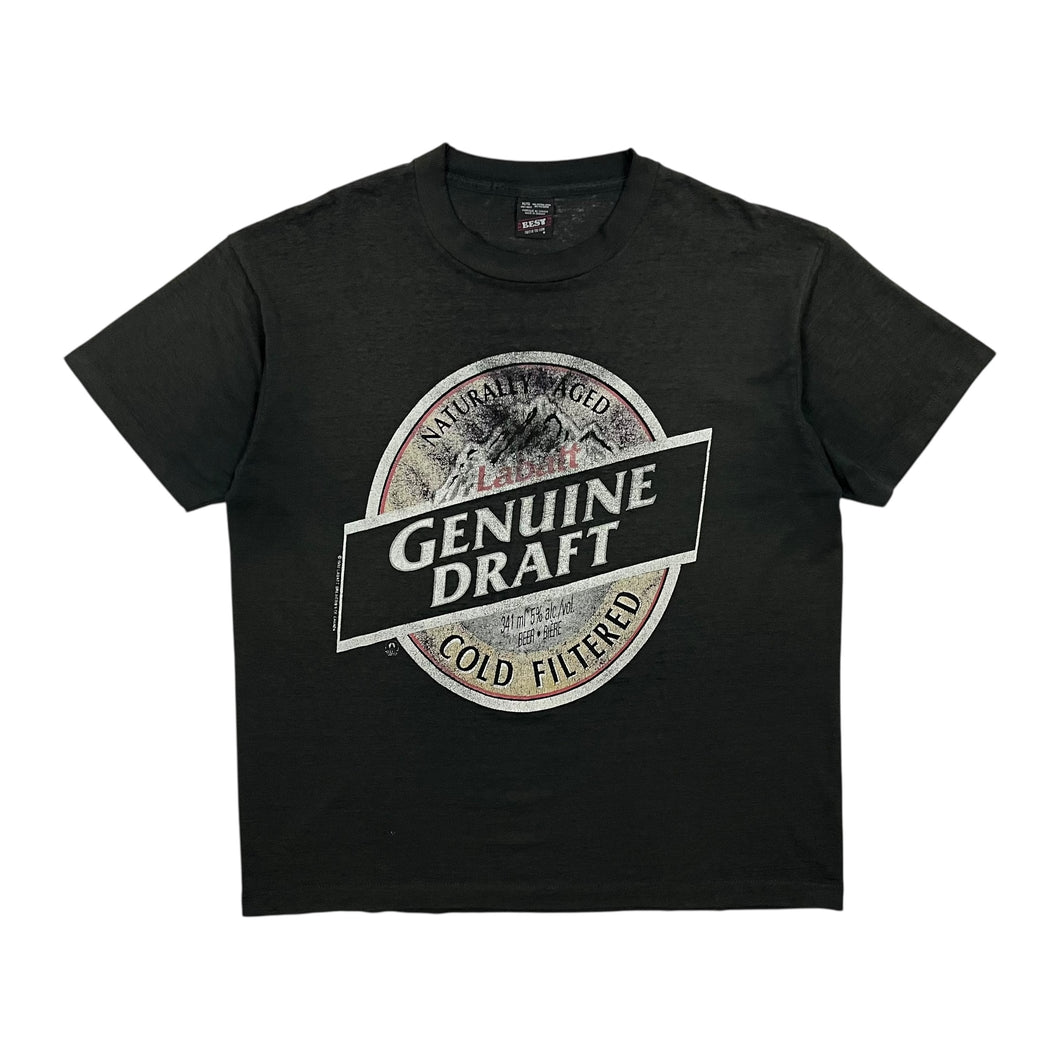 1992 Labatt Genuine Draft Paper Thin Tee - Size XL