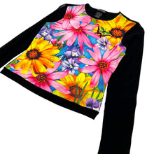 Load image into Gallery viewer, Women’s No Boundaries Stretch Floral Sheer Long Sleeve - Size S
