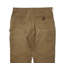 Load image into Gallery viewer, 2002 Carhartt Flannel Lined Canvas Work Pants - Size 36&quot;
