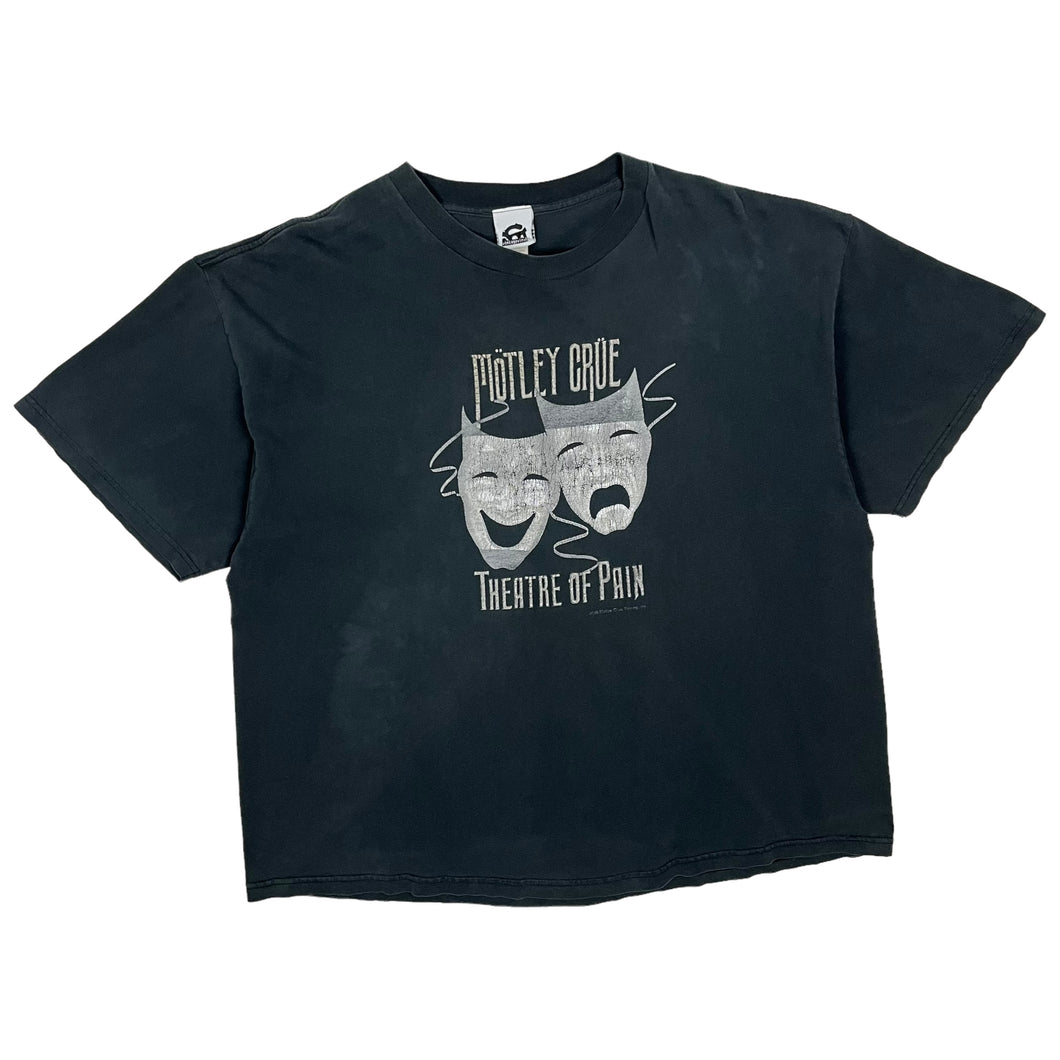 2005 Sunbaked Motley Crue Theatre Of Pain Album Tee - Size L/XL