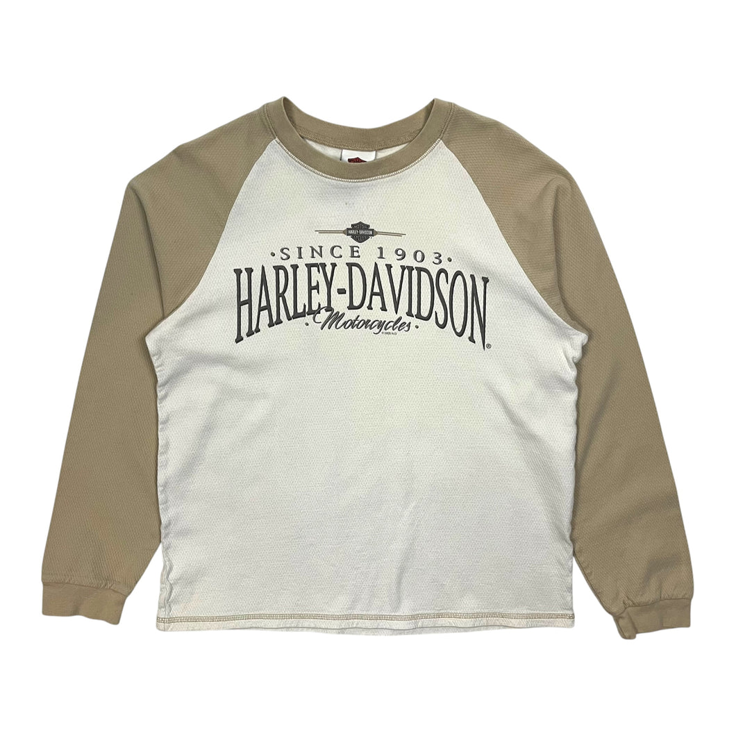 Harley-Davidson Two Tone Raglan Longsleeve - Size L