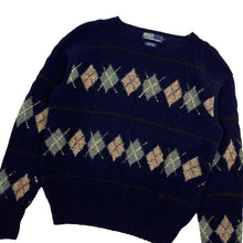 Load image into Gallery viewer, Polo By Ralph Lauren Argyle Hand Knit Sweater - Size M
