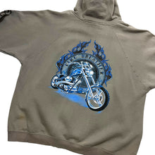 Load image into Gallery viewer, Fire Breather Chopper Flame Pullover Hoodie - Size XXL
