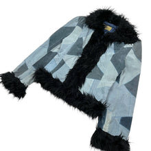 Load image into Gallery viewer, Women&#39;s Patchwork Suede Penny Lane Jacket - Size S
