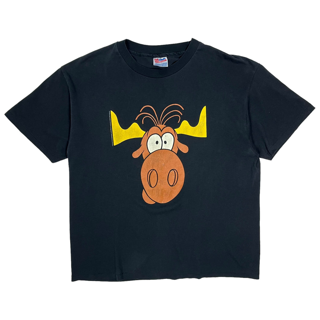1993 Taco Bell Bullwinkle Promo Tee - Size L