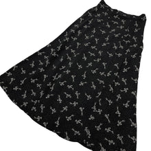 Load image into Gallery viewer, Women's Casual Corner Black Floral Skirt - Size S
