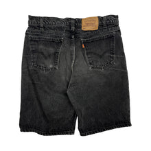 Load image into Gallery viewer, Levi's 550 Orange Tab USA Made Denim Shorts - Size 36"
