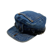 Load image into Gallery viewer, The Road Rag By Robo Cap Denim Biker Hat - Size S
