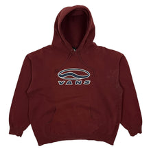 Load image into Gallery viewer, Vans Puff Print Logo USA Made Skate Hoodie - Size L
