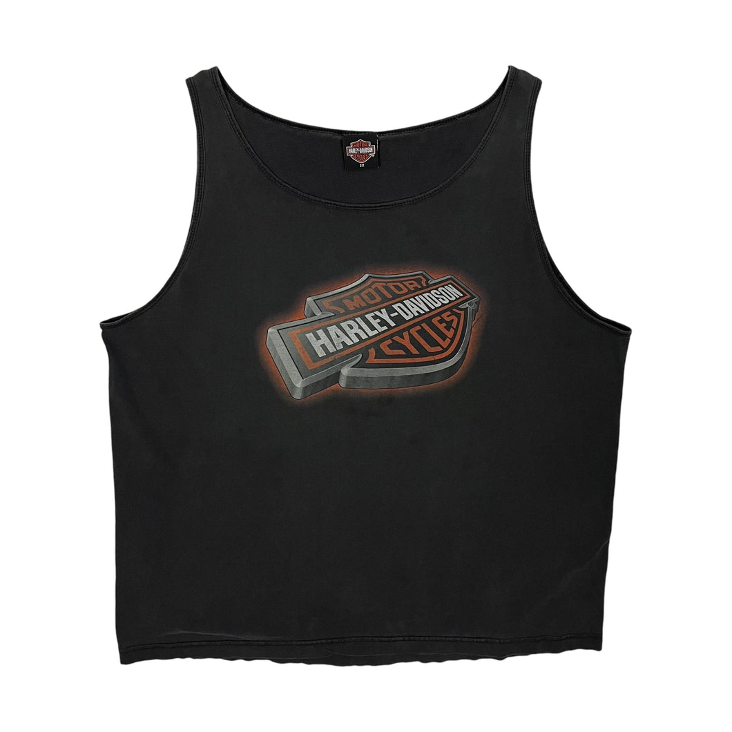 Sun Baked Harley-Davidson 3D Logo Tank - Size XXL