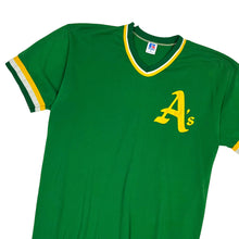 Load image into Gallery viewer, Oakland A&#39;s Russell #69 Ringer Cotton Jersey - Size XL
