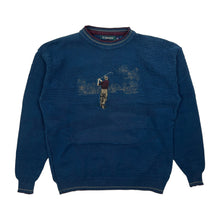 Load image into Gallery viewer, Embroidered 3D Knit Golf Scene Sweater - Size L
