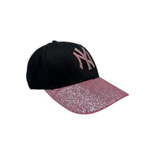 Load image into Gallery viewer, New York Yankees Two Tone Sparkles Strap Back Hat - Adjustable
