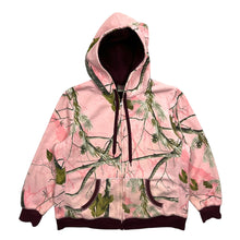 Load image into Gallery viewer, Women&#39;s Realtree Camo Fleece Lined Zip Up Hoodie - Size XL

