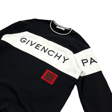 Load image into Gallery viewer, Givenchy Paris 3D Embroidered Crewneck Sweatshirt - Size XL
