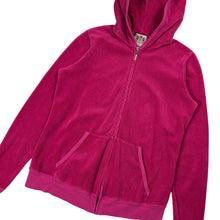 Load image into Gallery viewer, Women&#39;s Juicy Couture Velour Hooded Track Jacket - Size S
