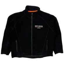 Load image into Gallery viewer, Harley-Davidson Paneled Fleece Zip Up Jacket - Size L/XL

