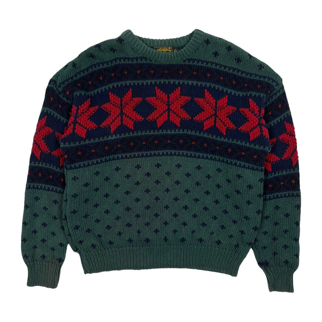 Eddie Bauer USA Made Heavyweight Knit Sweater - Size L/XL