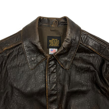 Load image into Gallery viewer, Avirex Type A-2 US Army Air Forces Leather Bomber Jacket - Size L

