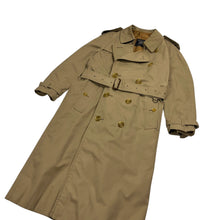 Load image into Gallery viewer, Burberry Nova Check Lined Trench Coat - Size S/M
