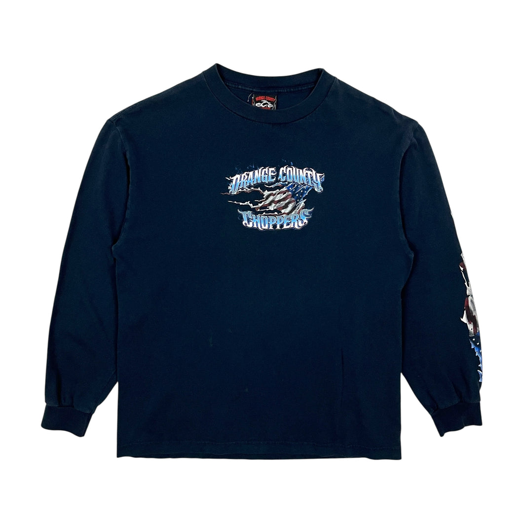 Orange County Choppers American Flag Long Sleeve - Size M
