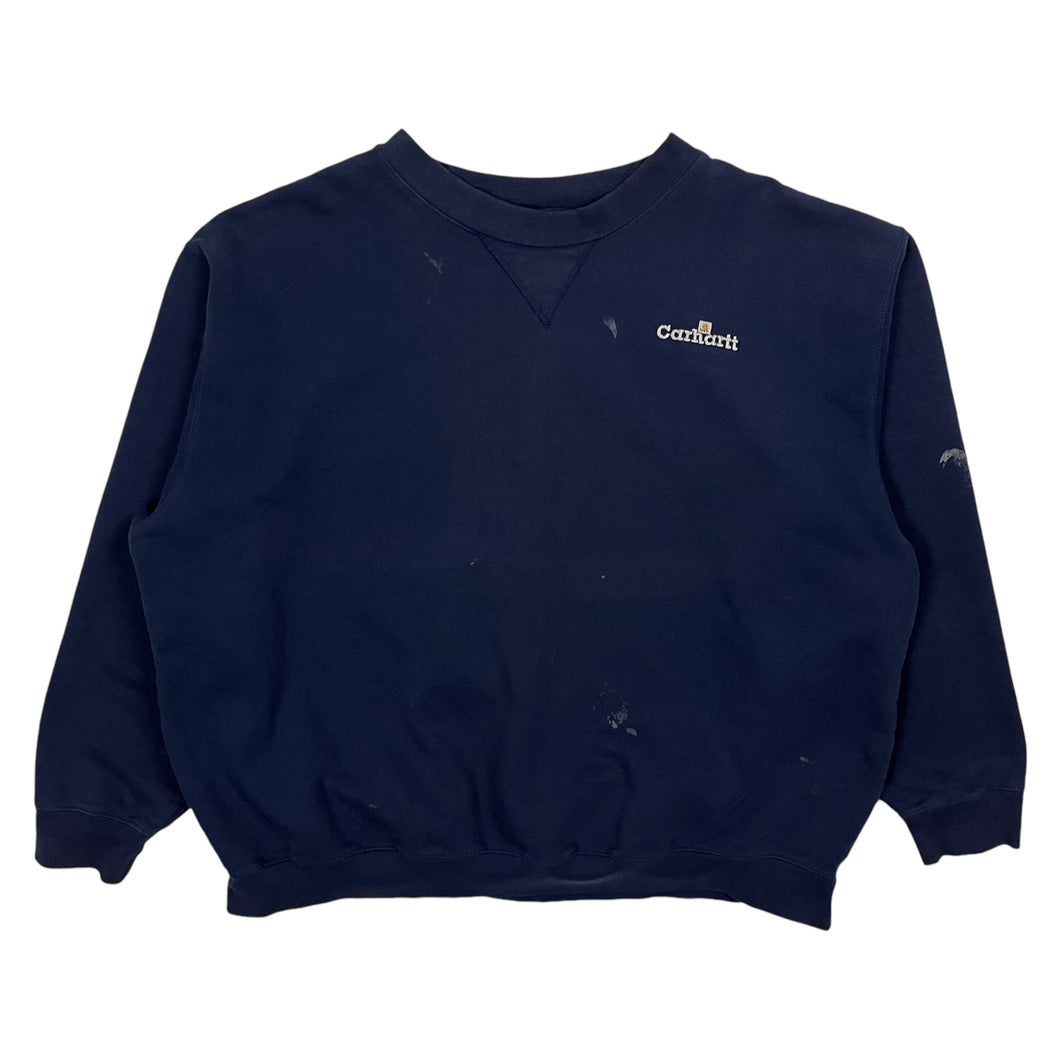 Carhartt Embroidered Logo Heavyweight Crewneck Sweatshirt - Size XXL