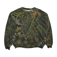 Load image into Gallery viewer, Fieldstaff Realtree Camo Distressed Crewneck Sweatshirt - Size XL
