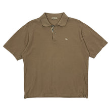 Load image into Gallery viewer, Burberry London Nova Check Knit Polo - Size L
