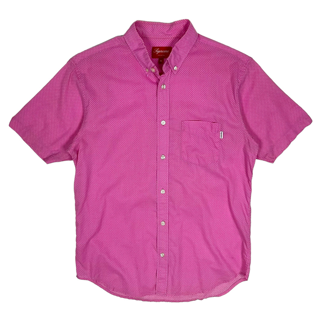 Supreme Micro Dot Button Up Shirt - Size M