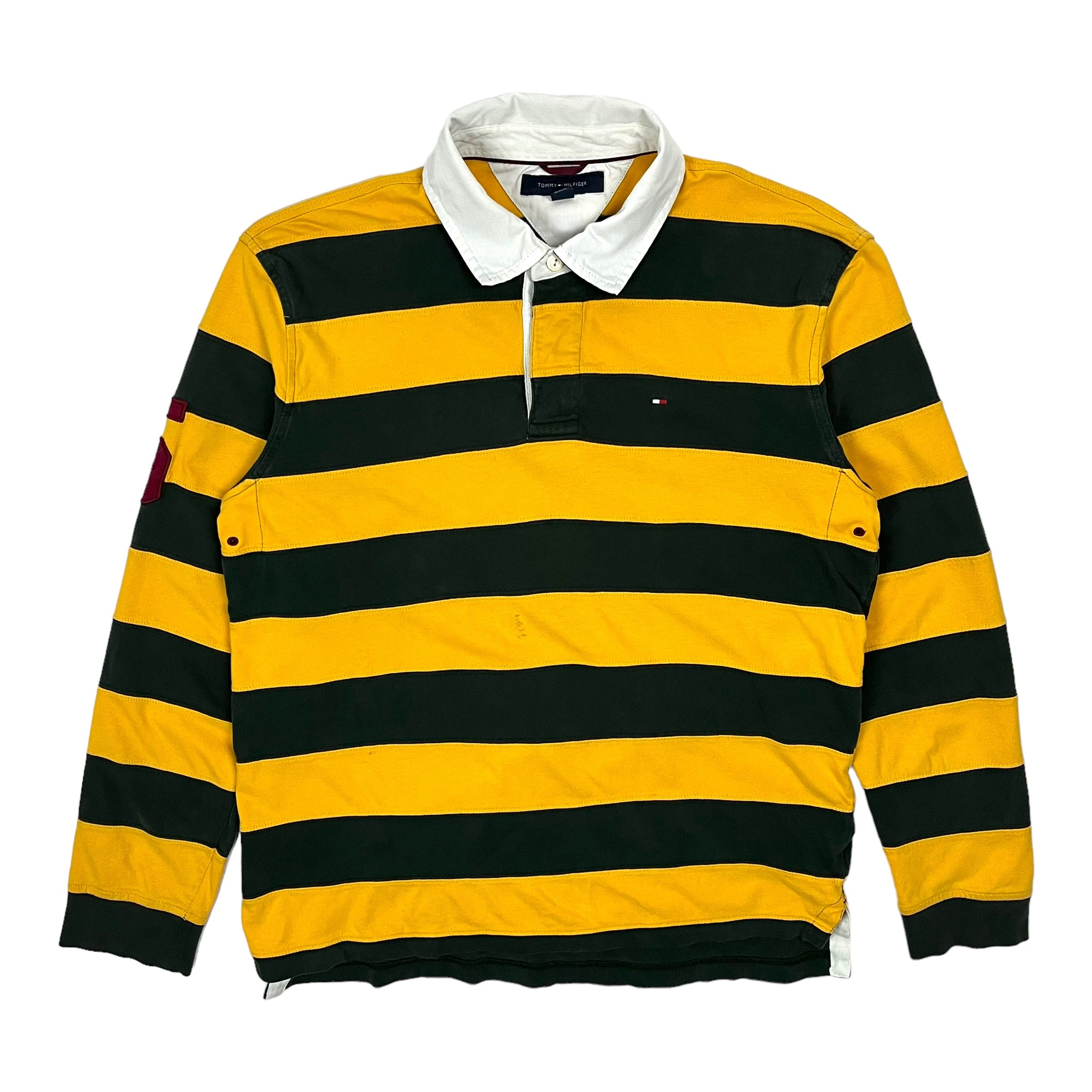 Tommy Hilfiger Striped Rugby Shirt Size L – Snafu Studios