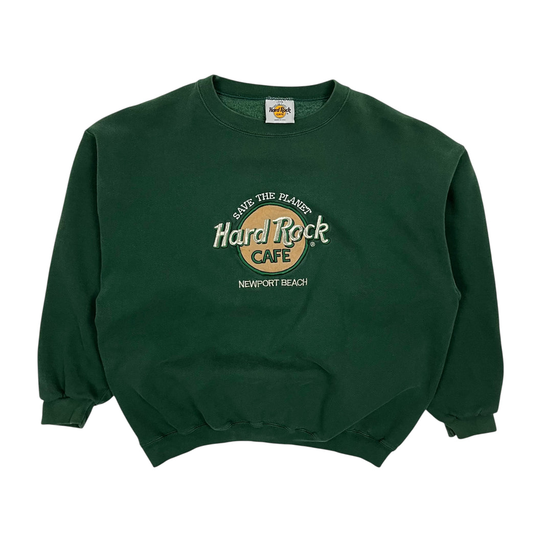 Hard Rock Cafe Save The Planet Crewneck Sweatshirt - Size L