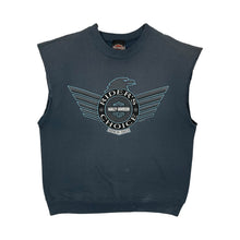 Load image into Gallery viewer, 1995 Harley-Davidson Rider&#39;s Choice Cut Off Sweat Tee - Size L
