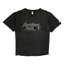 Load image into Gallery viewer, Oakland Raiders Logo 7 Embroidered Sun Baked Tee - Size L
