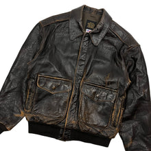 Load image into Gallery viewer, Avirex Type A-2 US Army Air Forces Leather Bomber Jacket - Size L
