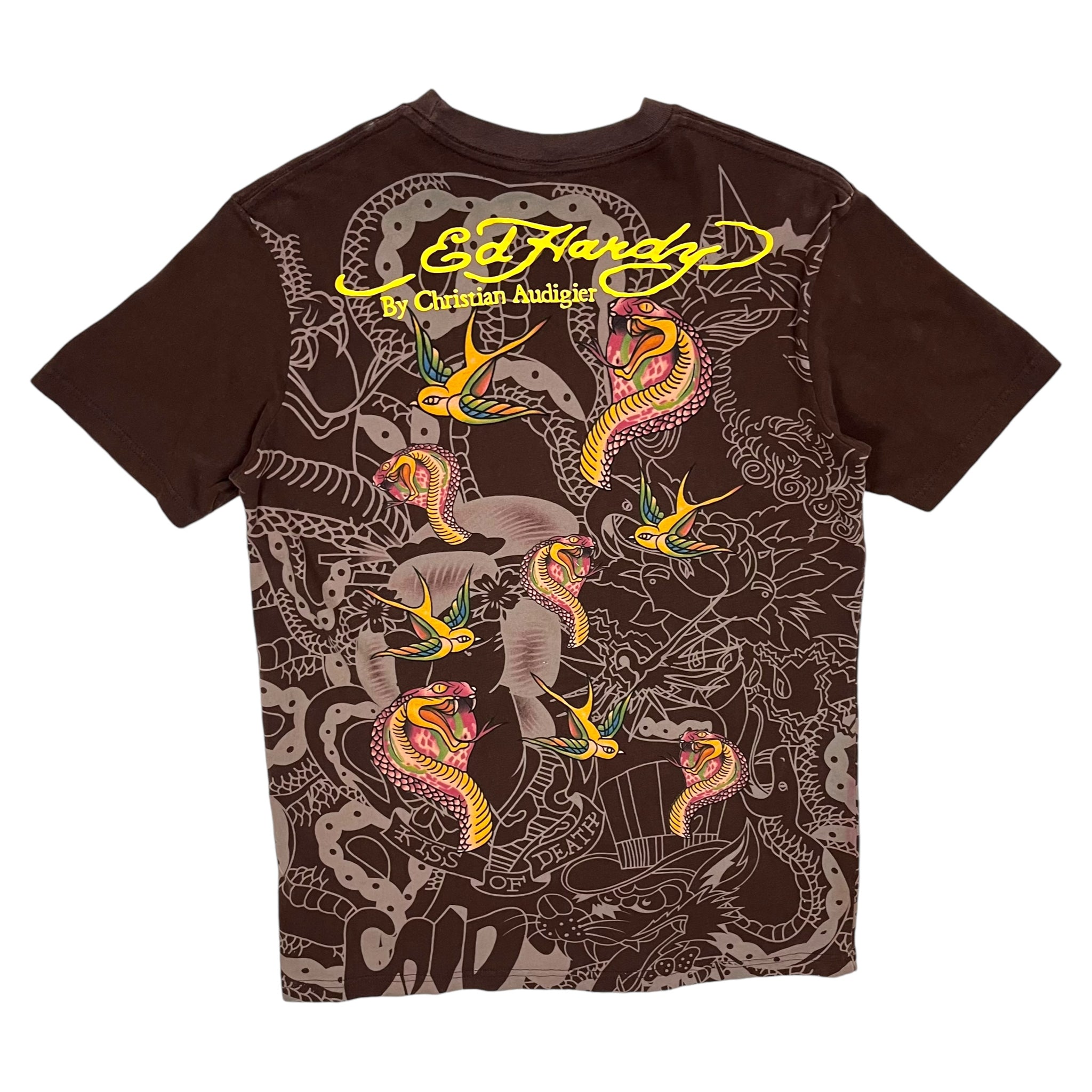 Ed Hardy By Christian Audigier Death Or Glory Tee - Size XL